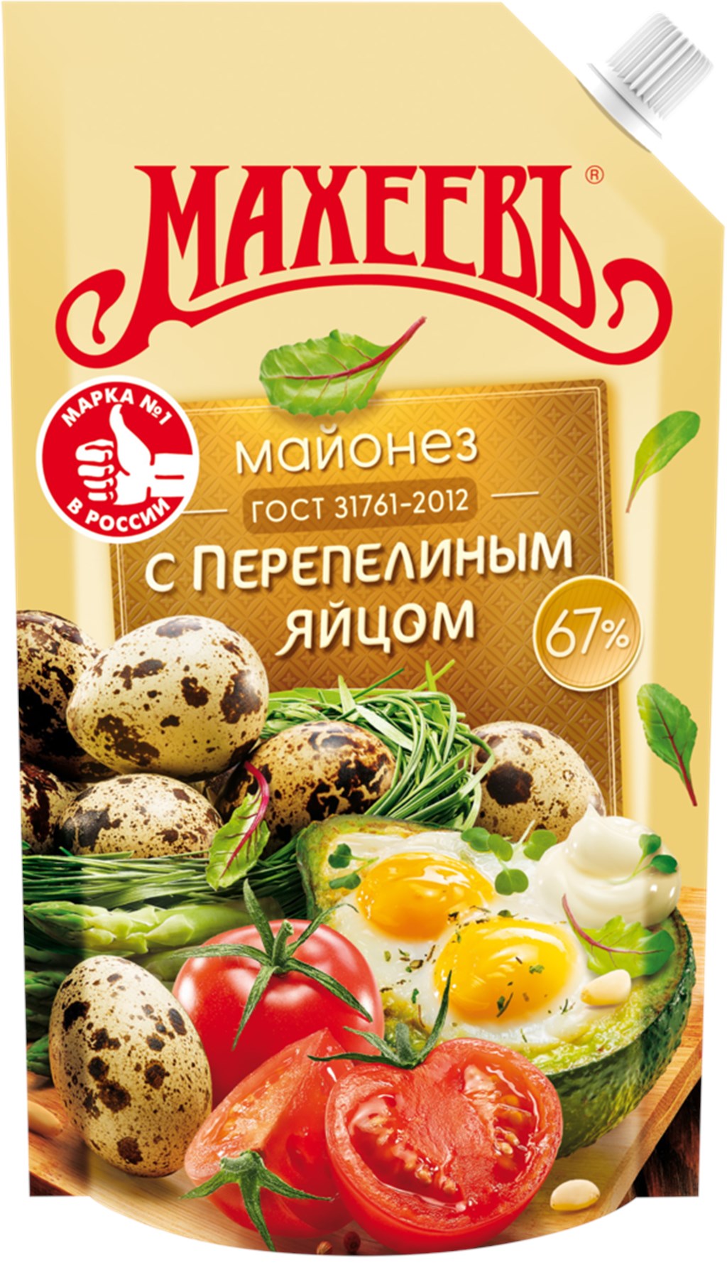 Майонез "Махеевъ" Прем. с перепел.яйцом  200мл