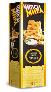 Чипсы "Мира" со вк.сыра и сметаны 100г