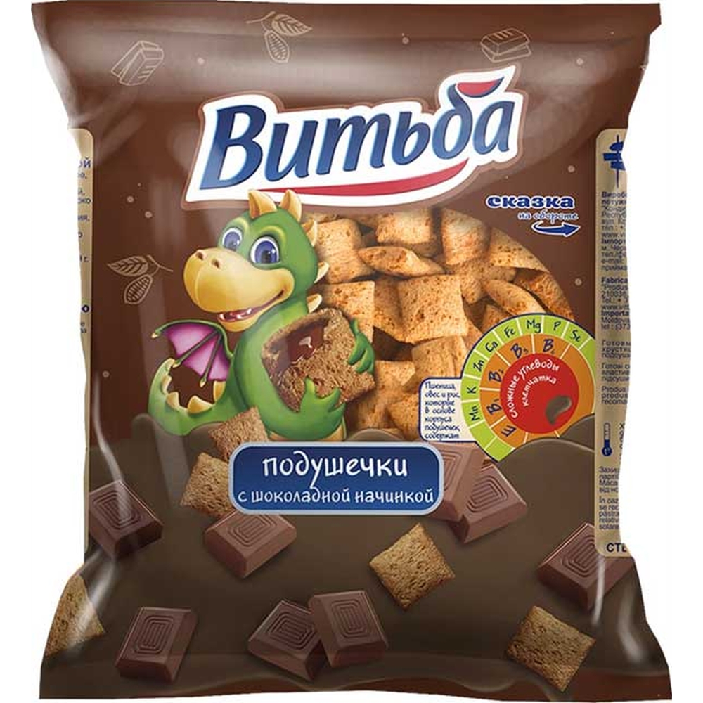 Сух.завтрак "Подушечки с шоколадной нач" 150г