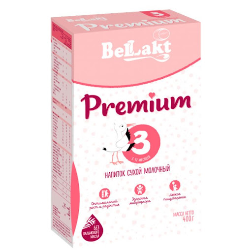 Напиток сух.молоч. "Bellakt Premium 3" 400г