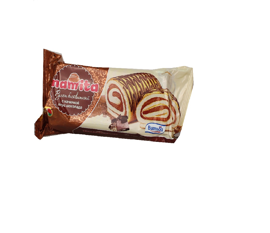 Рулет бисквит. "MAMITA" с шоколадной нач. 150г