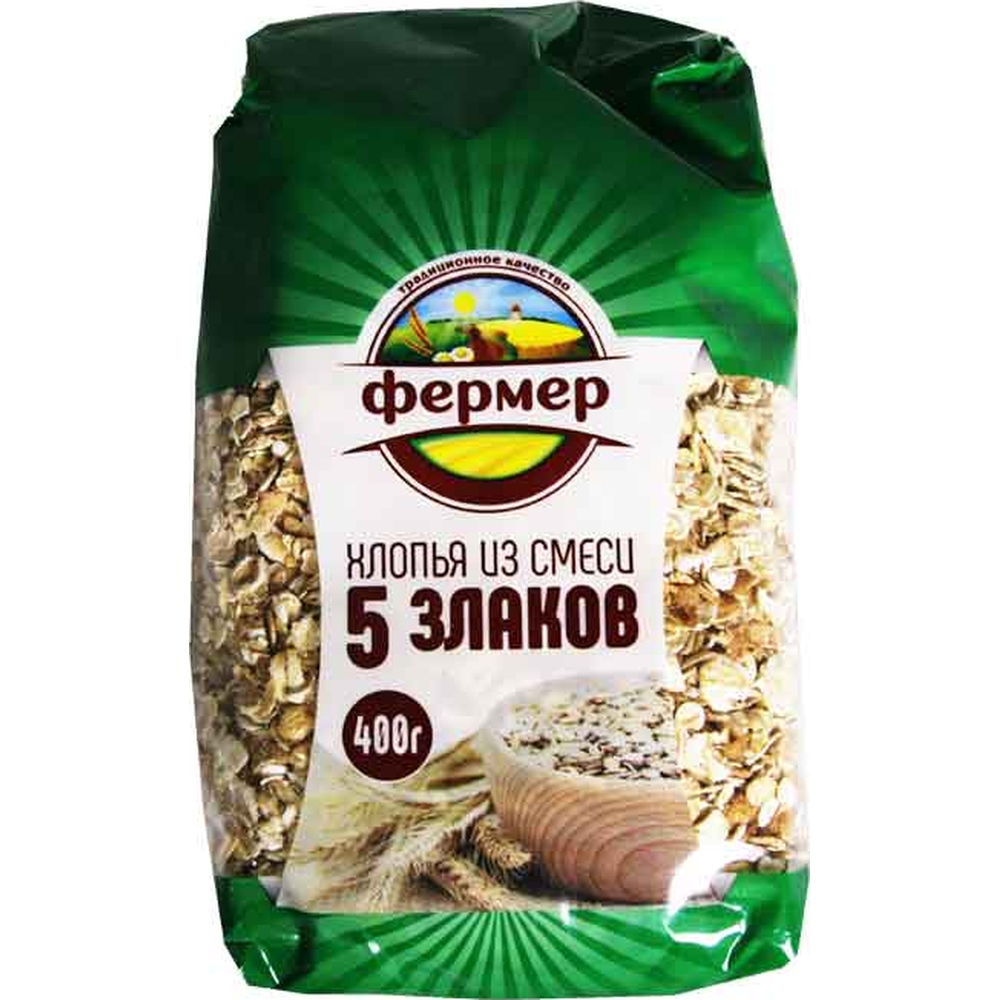 Хлопья "Фермер"  5 злаков 400г