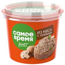 Изделие мясораст. охл. "Риет с грибами" 150г